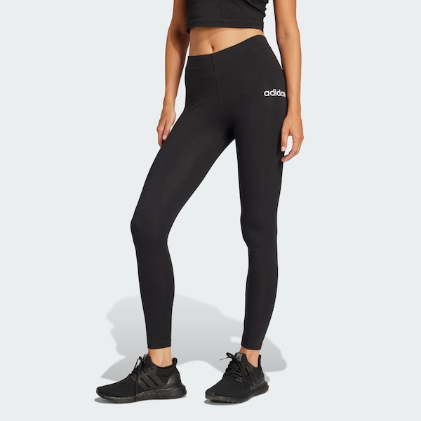 ADIDAS SPORTSWEAR Skinny Pantaloni Sportivi 'Essentials' In Nero