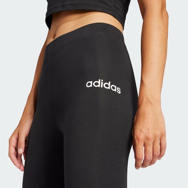 ADIDAS SPORTSWEAR Skinny Pantaloni Sportivi 'Essentials' In Nero