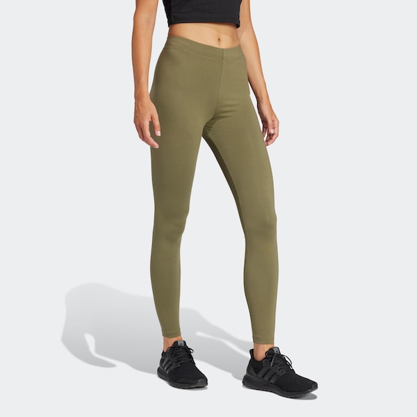 ADIDAS SPORTSWEAR Skinny Pantaloni Sportivi 'Essentials' In Oliva