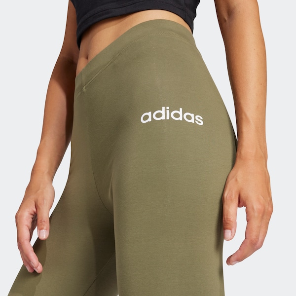 ADIDAS SPORTSWEAR Skinny Pantaloni Sportivi 'Essentials' In Oliva