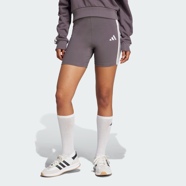 ADIDAS SPORTSWEAR Skinny Pantaloni Sportivi 'Essentials' In Grafite