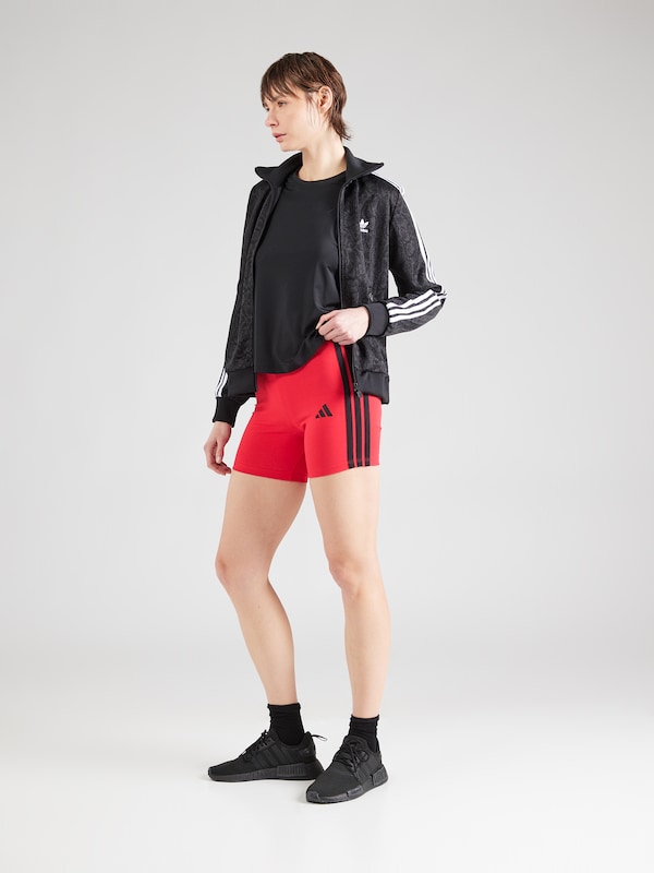 ADIDAS SPORTSWEAR Skinny Pantaloni Sportivi 'Essentials' In Rosso