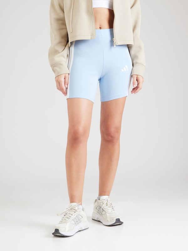 ADIDAS SPORTSWEAR Skinny Pantaloni Sportivi 'Essentials' In Blu Chiaro