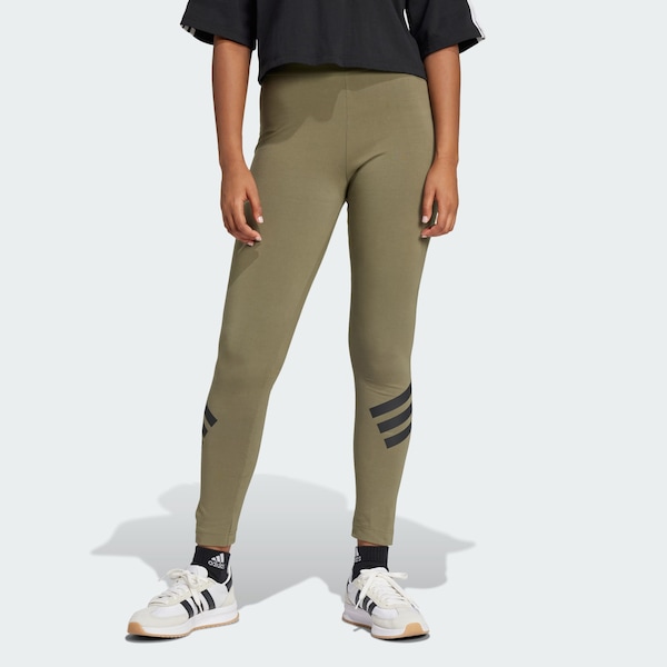 ADIDAS SPORTSWEAR Skinny Pantaloni Sportivi 'Future Icons' In Oliva