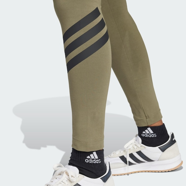 ADIDAS SPORTSWEAR Skinny Pantaloni Sportivi 'Future Icons' In Oliva