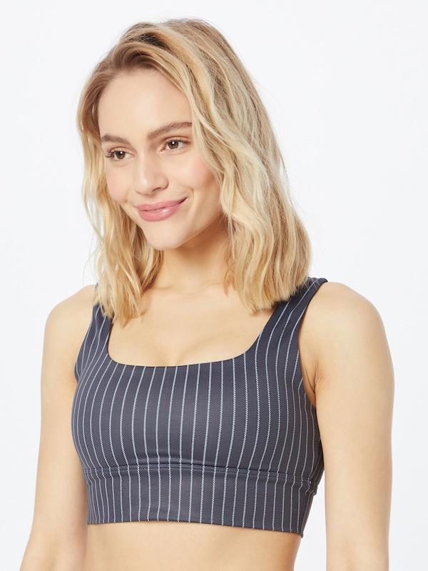 Aim'n Bustino Reggiseno Sportivo In Grigio Basalto