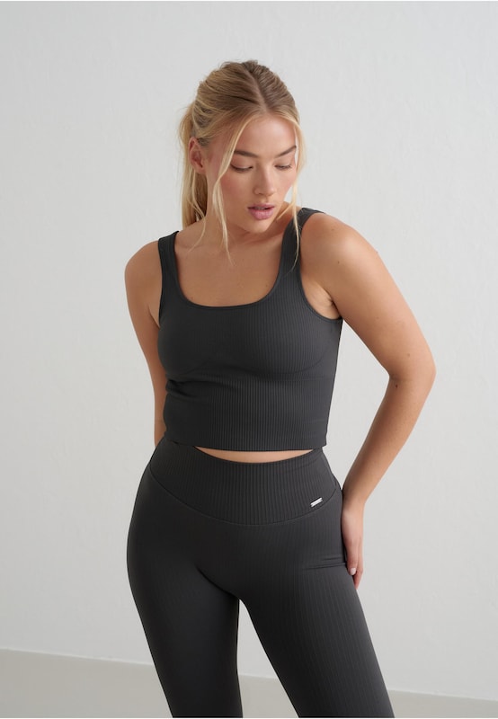 Aim'n Bustino Reggiseno Sportivo In Grigio Scuro