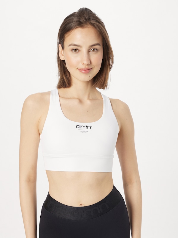Aim'n Bustino Reggiseno Sportivo In Offwhite