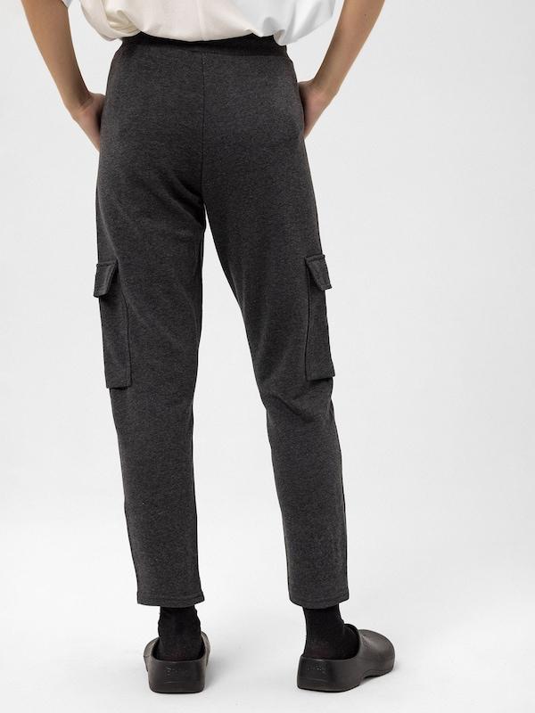 Anou Anou Regular Pantaloni Cargo In Grigio Antracite