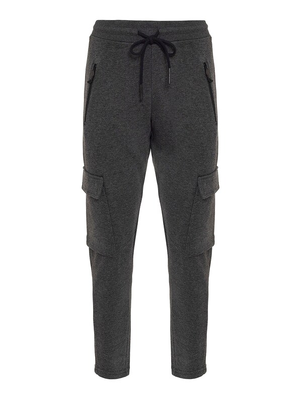 Anou Anou regular Pantaloni cargo in Grigio Antracite