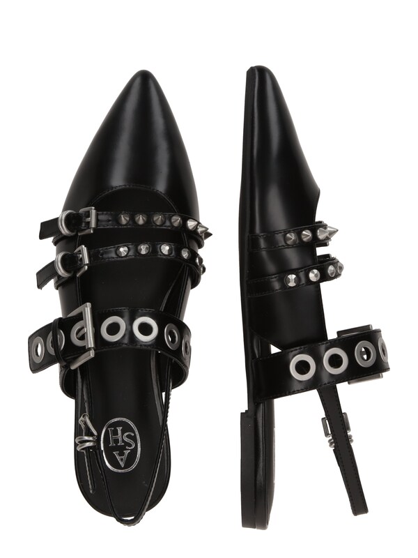 ASH Ballerina Con Cinturino 'BLONDIE' In Nero
