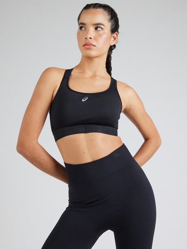 ASICS Bustino Reggiseno Sportivo 'Road' In Nero