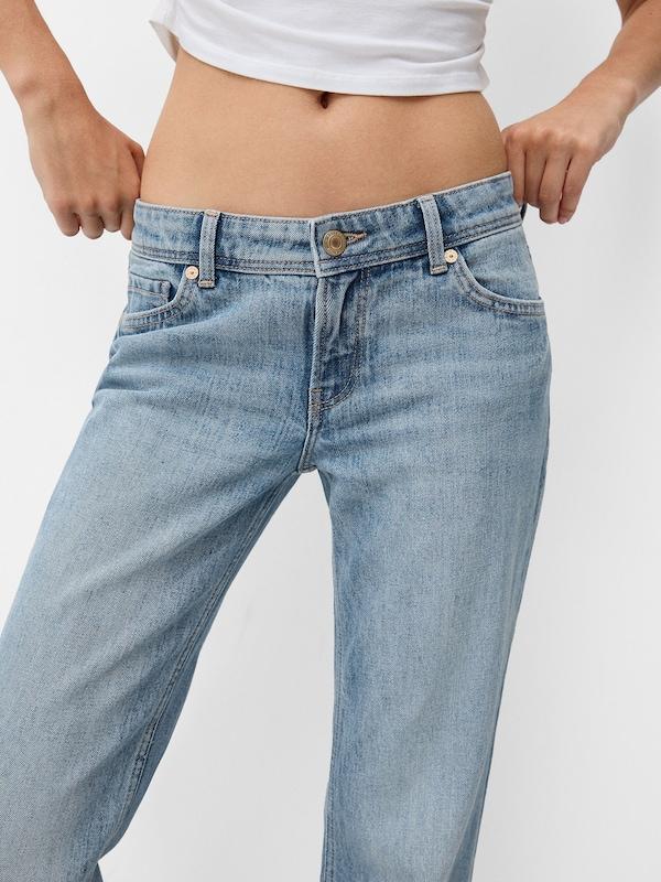 Bershka Bootcut Jeans In Blu Denim