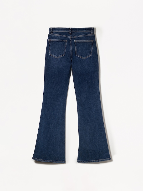Bershka Flared Jeans In Blu
