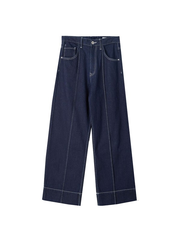 Bershka Flared Jeans in Marino