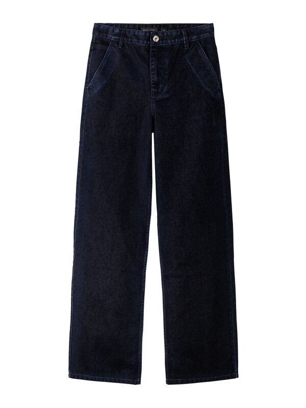 Bershka Loosefit Jeans in Blu Notte