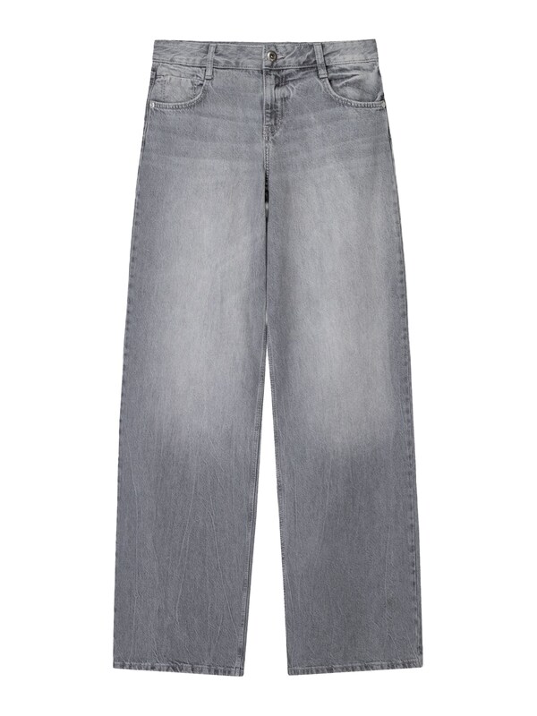 Bershka Loosefit Jeans in Grigio Denim