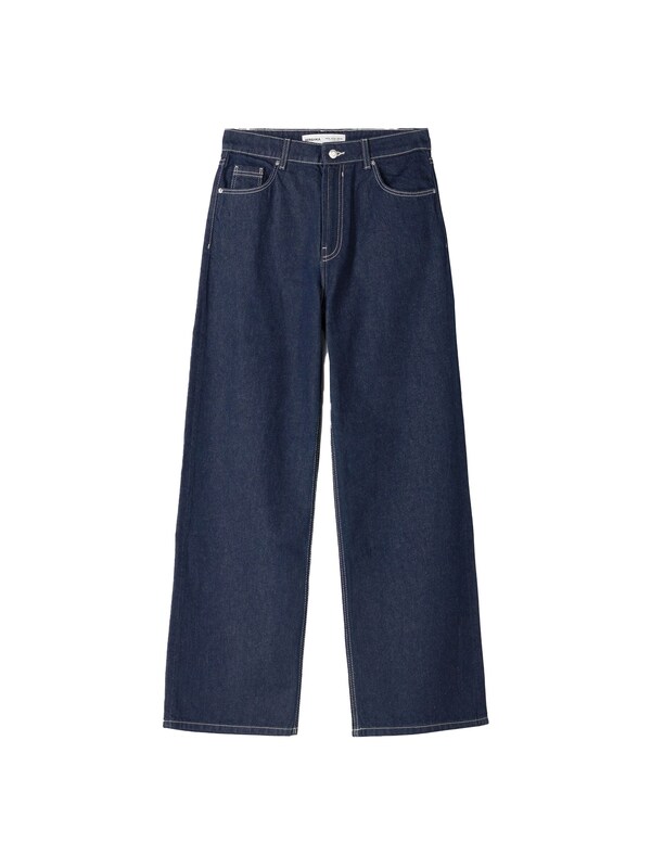 Bershka Loosefit Jeans in Navy