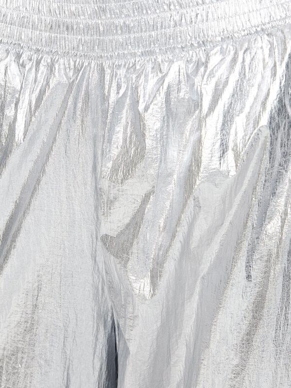Bershka Loosefit Pantaloni Cargo In Argento