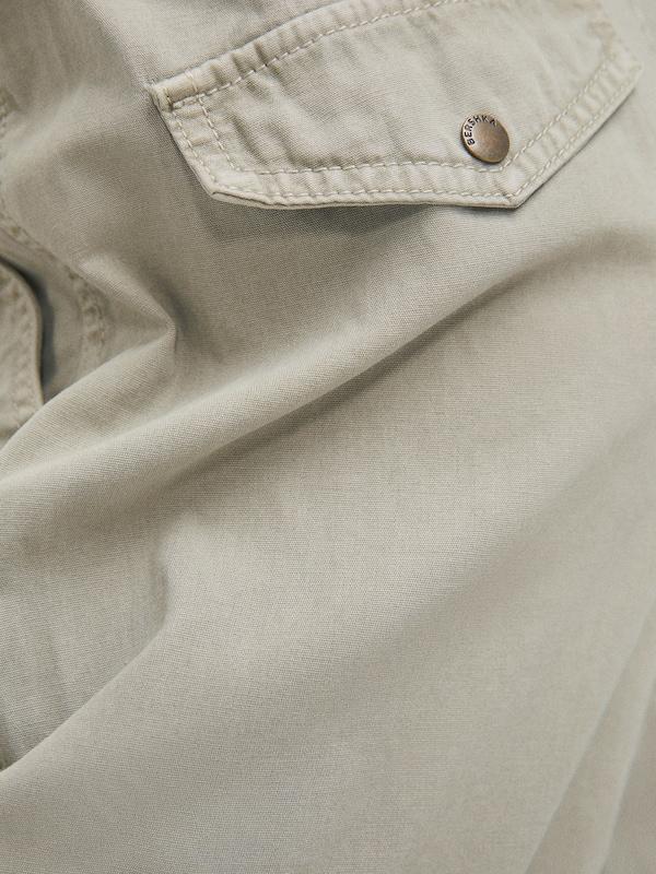 Bershka Loosefit Pantaloni Cargo In Beige