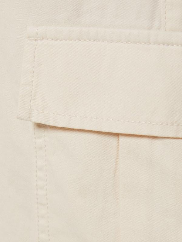 Bershka Loosefit Pantaloni Cargo In Crema