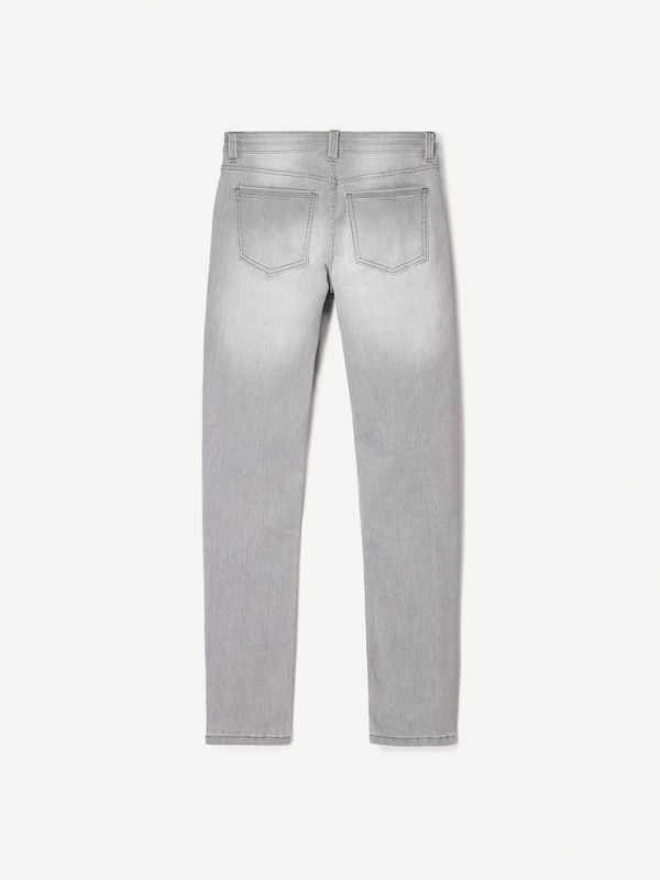 Bershka Skinny Jeans In Grigio Chiaro