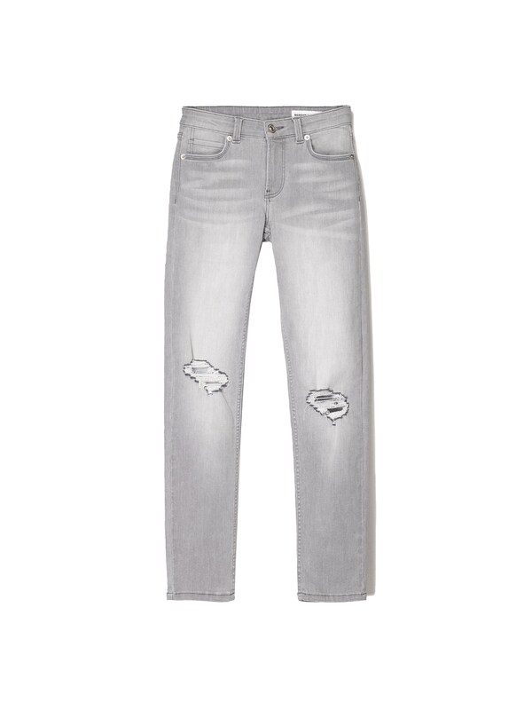 Bershka Skinny Jeans in Grigio Chiaro