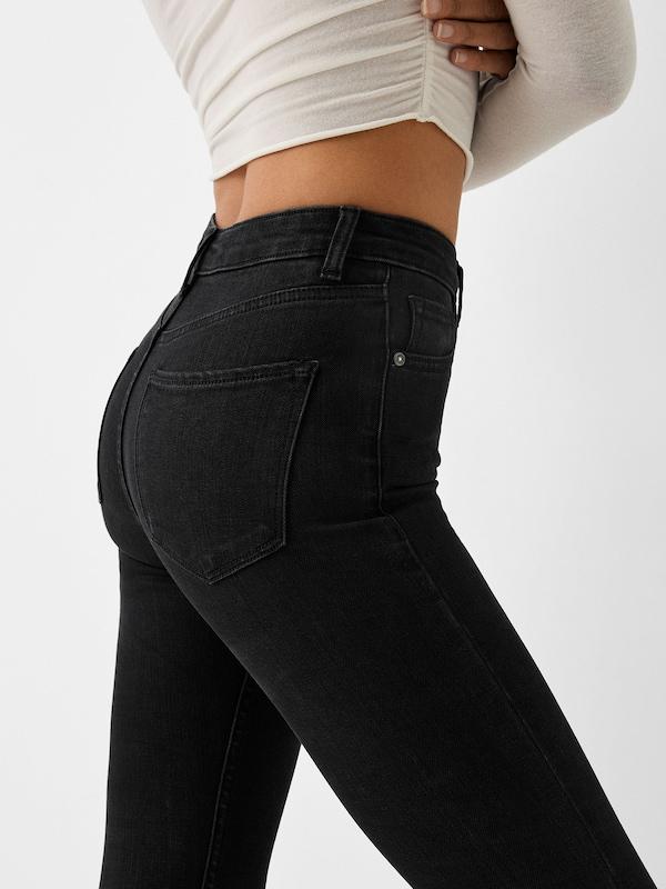 Bershka Skinny Jeans In Nero