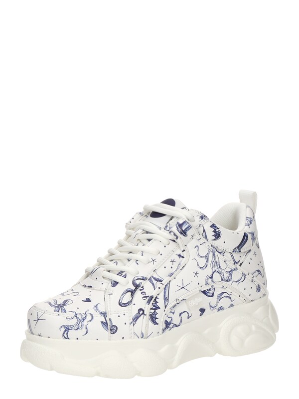 BUFFALO Sneaker bassa 'Corin Doodle' in Bianco
