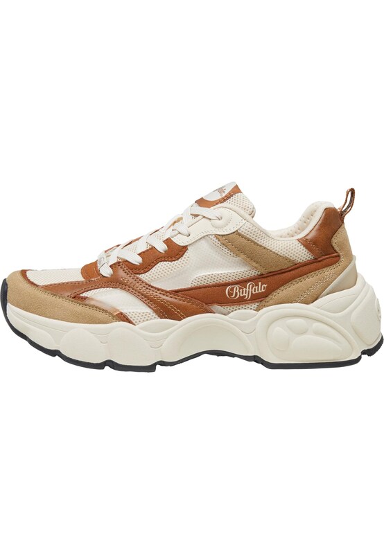 BUFFALO Sneaker bassa in Beige Chiaro Beige Scuro