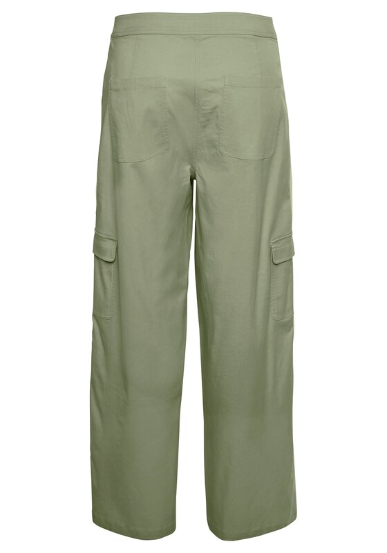 BUFFALO Wide Leg Pantaloni Cargo In Kiwi