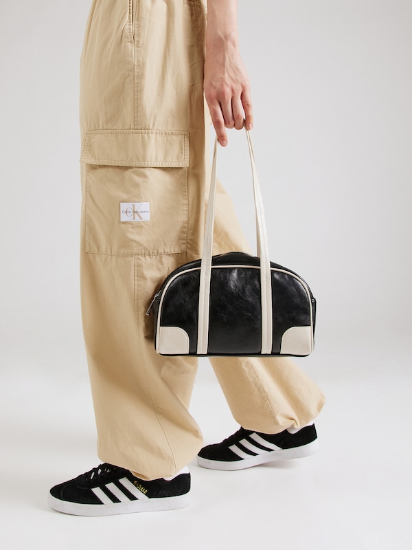 Calvin Klein Jeans Tapered Pantaloni Cargo In Beige