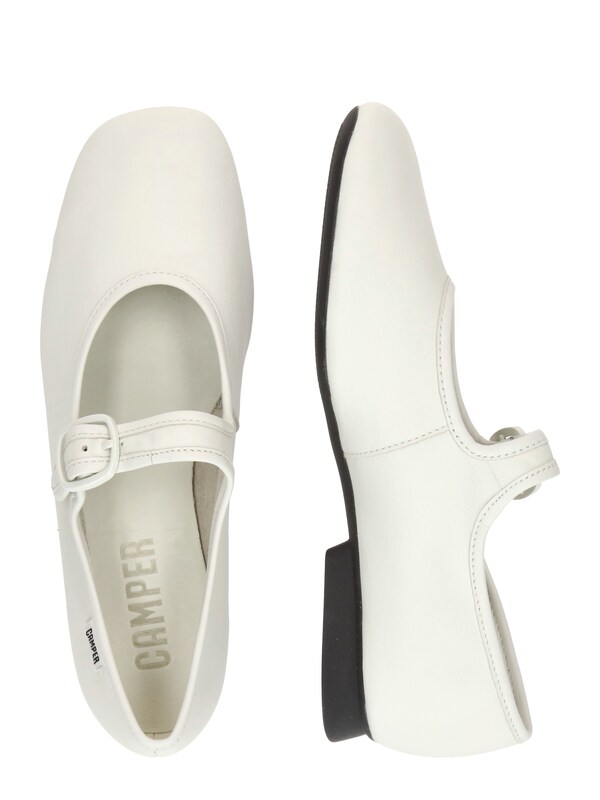 CAMPER Ballerina Con Cinturino 'Casi Myra' In Bianco
