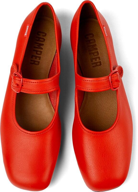 CAMPER Ballerina Con Cinturino 'Casi Myra' In Rosso