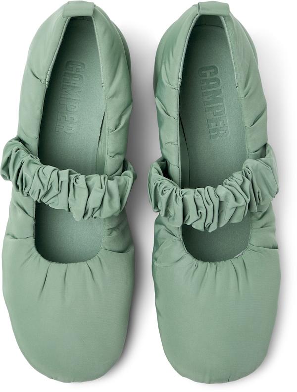 CAMPER Ballerina Con Cinturino 'Niki' In Verde