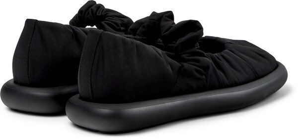 CAMPER Ballerina Con Cinturino 'Onda' In Nero