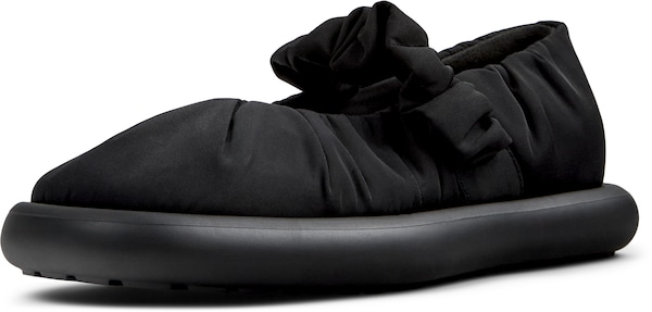 CAMPER Ballerina Con Cinturino 'Onda' In Nero