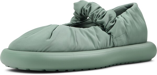 CAMPER Ballerina con cinturino 'Onda' in Verde Pastello