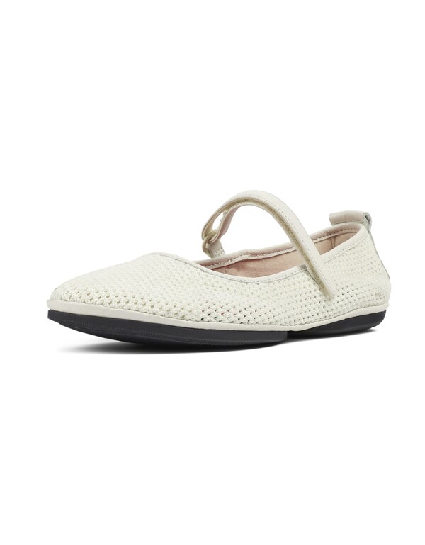 CAMPER Ballerina con cinturino ' Right Nina ' in Bianco