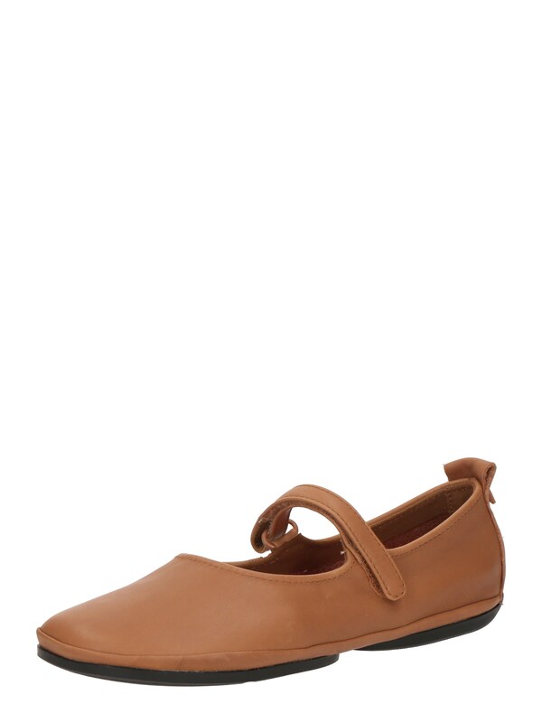 CAMPER Ballerina con cinturino 'Right Nina' in Camello