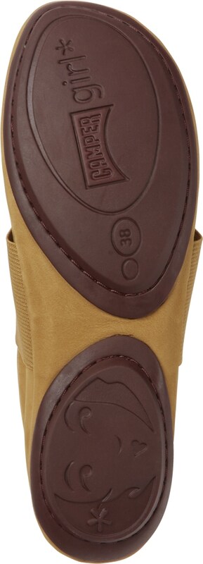 CAMPER Ballerina Con Cinturino ' Right Nina ' In Marrone Chiaro