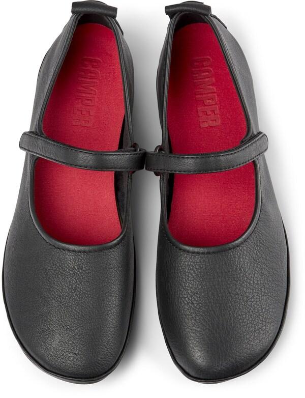 CAMPER Ballerina Con Cinturino 'Right Nina' In Nero