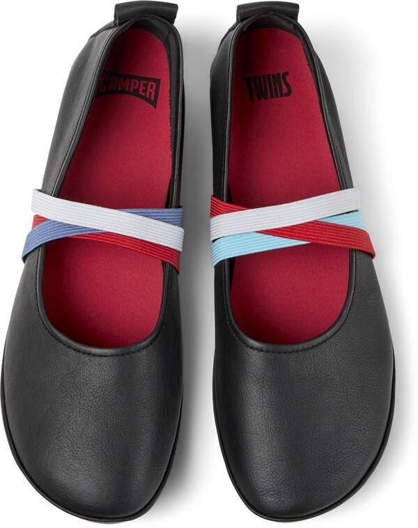 CAMPER Ballerina Con Cinturino 'Right Nina' In Nero