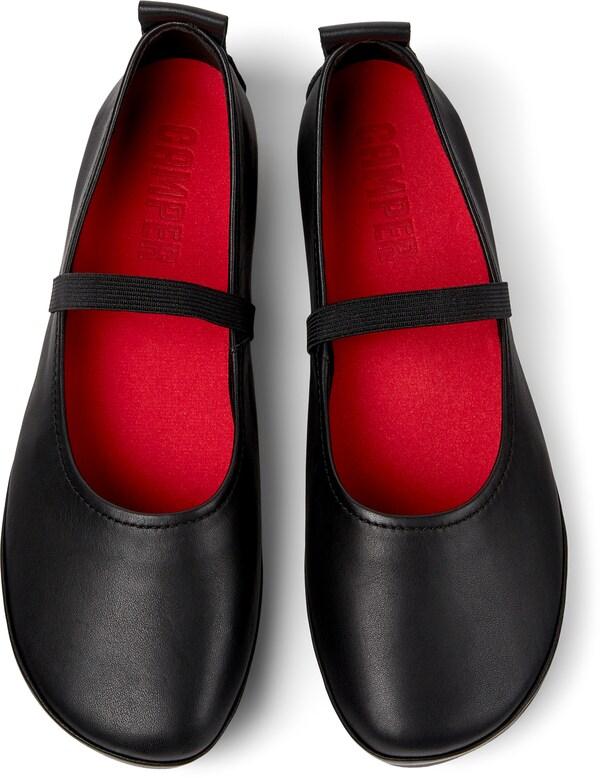 CAMPER Ballerina Con Cinturino 'Right Nina' In Nero