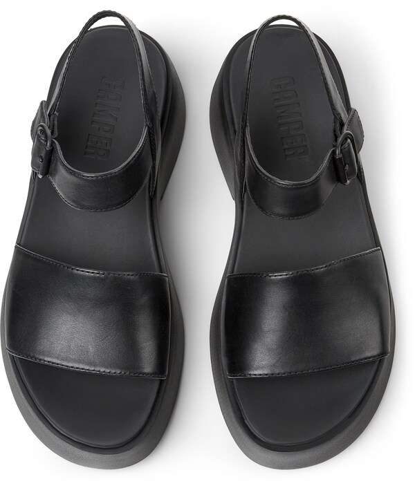 CAMPER Sandalo 'Tasha' In Nero