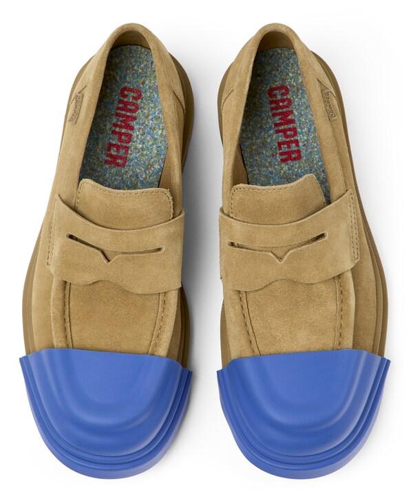 CAMPER Slipper 'Junction' In Marrone Marrone Chiaro
