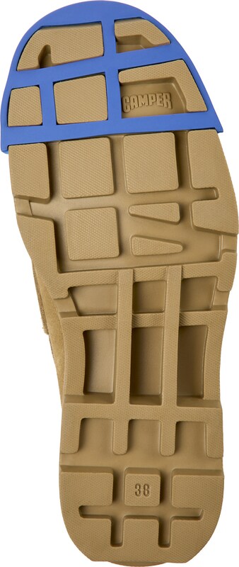 CAMPER Slipper 'Junction' In Marrone Marrone Chiaro