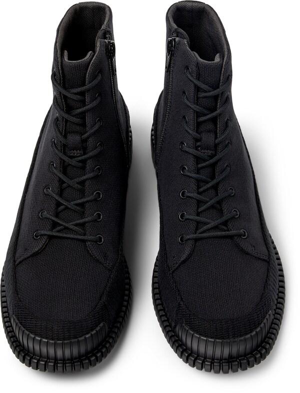 CAMPER Stivaletto Stringato ' Pix ' In Nero