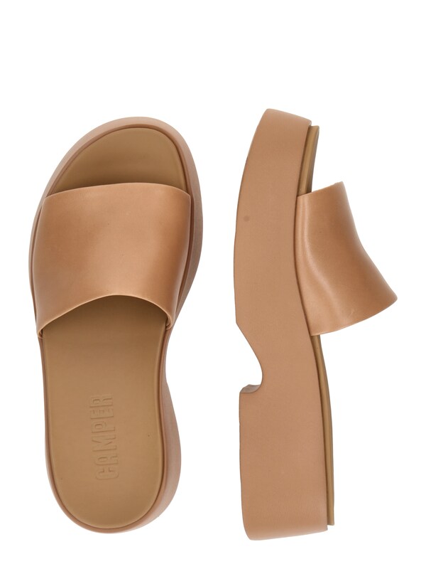 CAMPER Zoccoletto 'Tasha' In Camello