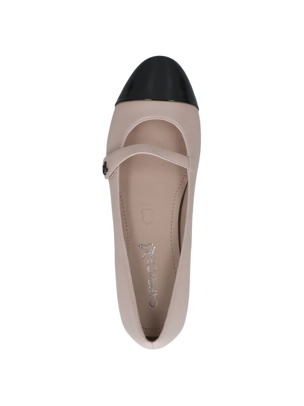 CAPRICE Ballerina Con Cinturino In Beige